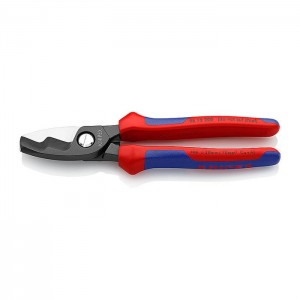 KNIPEX 95 12 200 SB Cable Shears with twin cutting edge, 200 mm