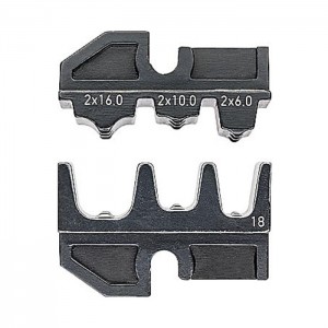 KNIPEX 97 49 18 Crimping dies for twin end sleeves