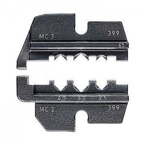 KNIPEX 97 49 65 Crimping dies for solar cable connectors MC3 (Multi-Contact)
