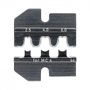 KNIPEX 97 49 66 Crimping dies for solar cable connectors MC4 (Multi-Contact)