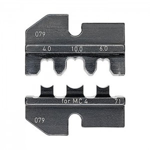KNIPEX 97 49 71 Crimping dies for solar cable connectors MC4 (Multi-Contact)