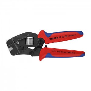 KNIPEX 97 53 09 Self-Adjusting Crimping Pliers for wire end sleeves, 190.0 mm
