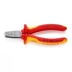 KNIPEX 97 68 145 A Crimping Pliers for end sleeves (ferrules) 145 mm