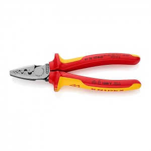 KNIPEX 97 78 180 Crimping Pliers for end sleeves (ferrules) 180 mm