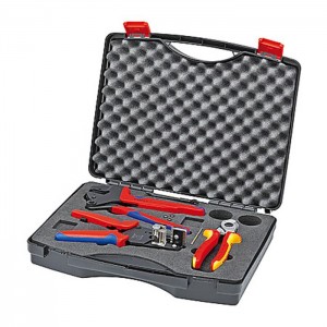 KNIPEX 97 91 01 Tool case for photovoltaics, 3pcs.