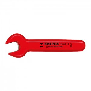 KNIPEX Insulated open-end wrench, size 7 - 27 mm