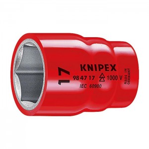KNIPEX 98 47 1 12-Point Socket w. internal square 1/2“ 61 mm