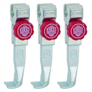 KUKKO 1-92-S 3 quick-adjustable standard trigger hooks (set)