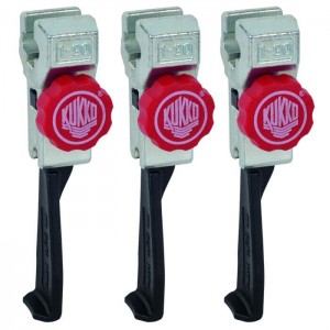 KUKKO 1-95-S 3 extremely narrow, quickly adjustable trigger hooks (set)