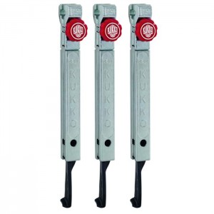 KUKKO 1-255-S 3 extremely narrow, quickly adjustable trigger hooks (set)