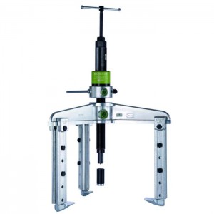 KUKKO 11-0-BV Extra strong, 3-arm universal puller with adjustable clamping depth and grease-hydraulic spindle