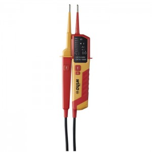 Wiha Voltage and continuity tester 12 - 1,000 V AC, CAT IV incl. 2x AAA batteries (45216)
