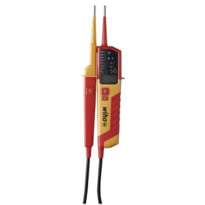Wiha Voltage and continuity tester 0.5 - 1,000 V AC, CAT IV incl. 2x AAA batteries (45217)
