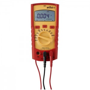 Wiha Digital multimeter up to 1,000 V AC, CAT IV incl. 2x AAA batteries (45215)