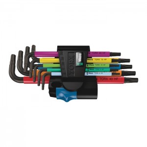 Wera 967/9 TX Multicolour HF 1 Winkelschlüsselsatz mit Haltefunktion (05024179001)