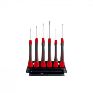 Wiha Fine screwdriver set PicoFinish® Slotted, Phillips, 6 pcs. with holder (42990)