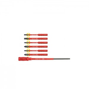 Wiha Bit Set slimBit electric gemischt mit slimBit Halter 7-tlg.  (36079)
