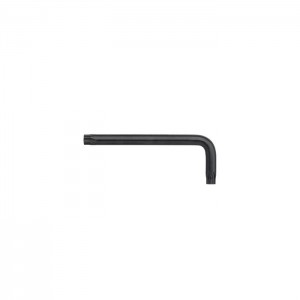 Wiha Stiftschlüssel TORX® Tamper Resistant (mit Bohrung) kurz, schwarzoxidiert (24107)