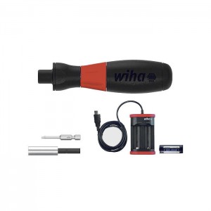 Wiha E-Schraubendreher Set speedE® Industrial TORX® 5-tlg mit Bit, Batterie und USB-Ladegerät (43631)
