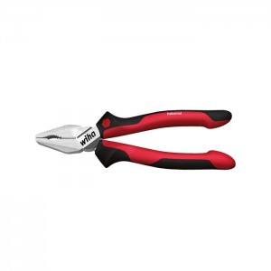 Wiha Combination pliers Industrial with DynamicJoint® and OptiGrip with extra long cutting edge (30979) 160 mm