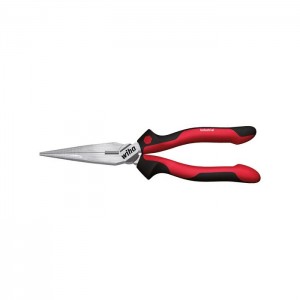 Wiha Industrial needle nose pliers with cutting edge straight shape (32322) 160 mm