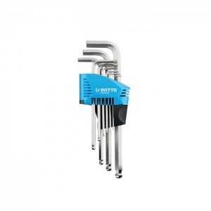 PRO Allen key with ball-ended 1,5-10 , 9-pcs. set