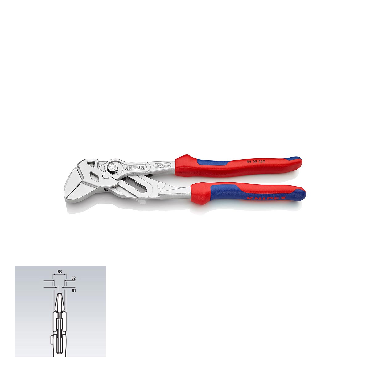 KNIPEX 86 05 250 Pliers wrench, 250.0 mm