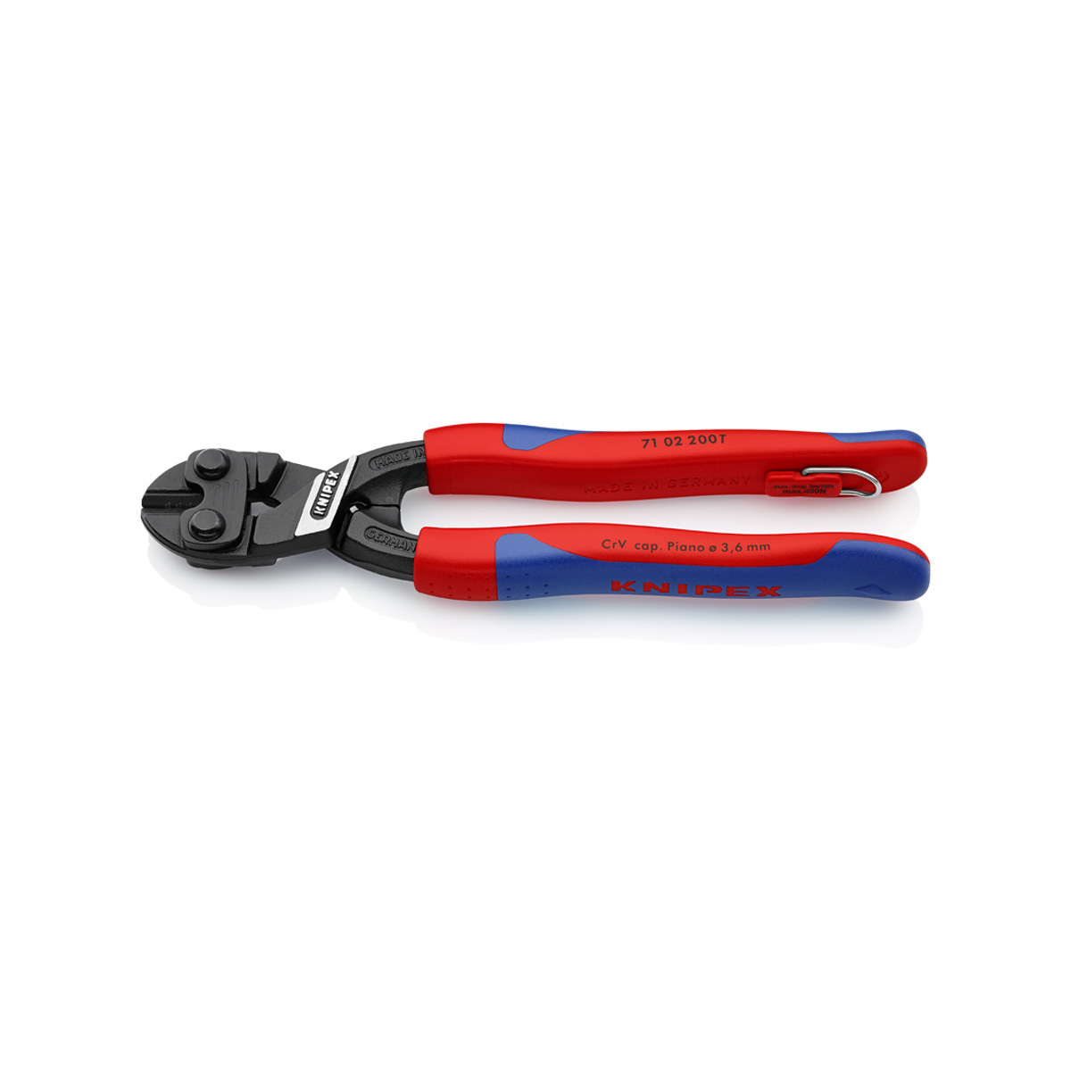 Knipex Duckbill Pliers Chrome-Plated, Plastic Coated 160 mm 33 03 160