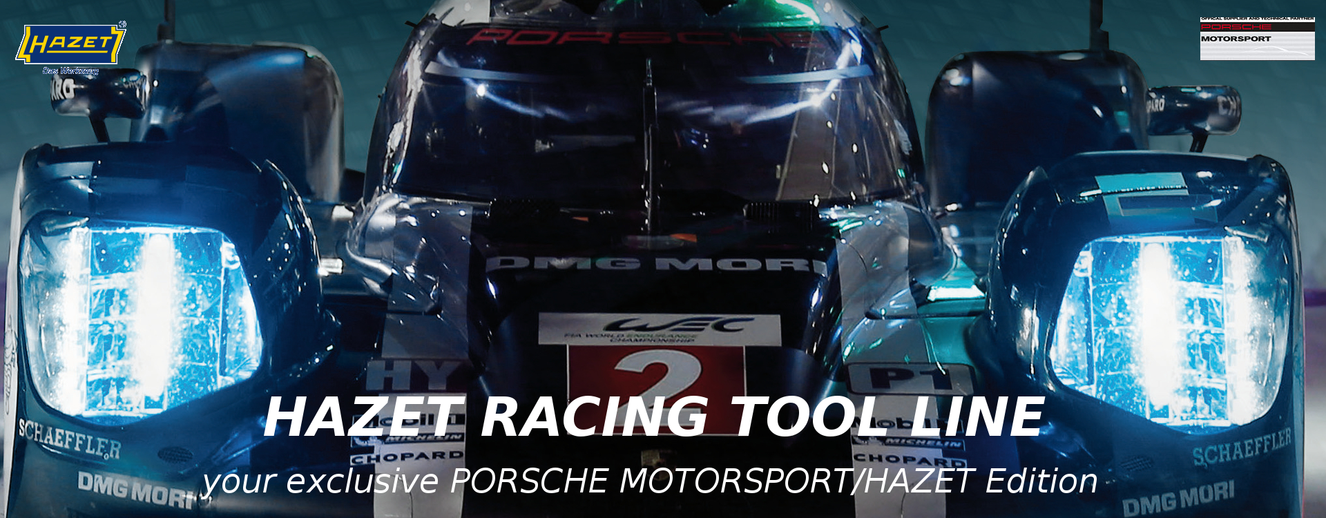 HAZET PORSCHE Motorsport Racing tool line HAZET PORSCHE Motorsport Racing tool line